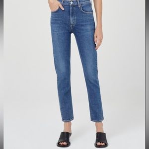 NWT Agolde Merrel Ankle Straight Leg Jean in Cinema